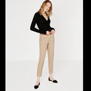 Zara Basic Collection crop chinos